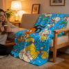 Throw High-Density Short Plush Blanket For Sofa Nap Air-Conditioned Room Soft Skin-Friendly Cartoon R-Rugrats