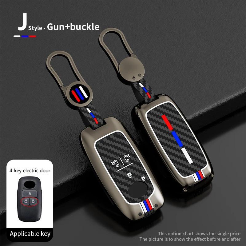 ADG1 2 3 4 5 Buttons Alloy Car Key Cover Case Shell For Daihatsu Rocky Tanto LA650S For Toyota RAIZE AUTO Key Chain Car Accessories
