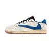 Travis Scott X Air Jordan 1 Vintage Basketballschuhe Unisex Low Top Schwarz DZ4137-700(Team723-8)