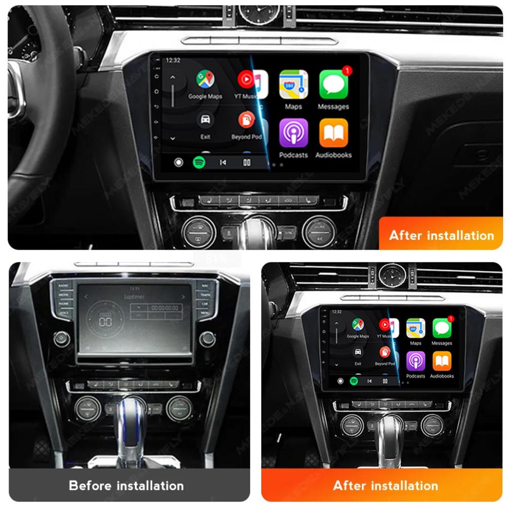 10.1 Inch  Car Radio Android 14 For VW Volkswagen passat B8 2015 - 2020Wireless Carplay Auto Multimedia ADAS AHD RDS Video DSP