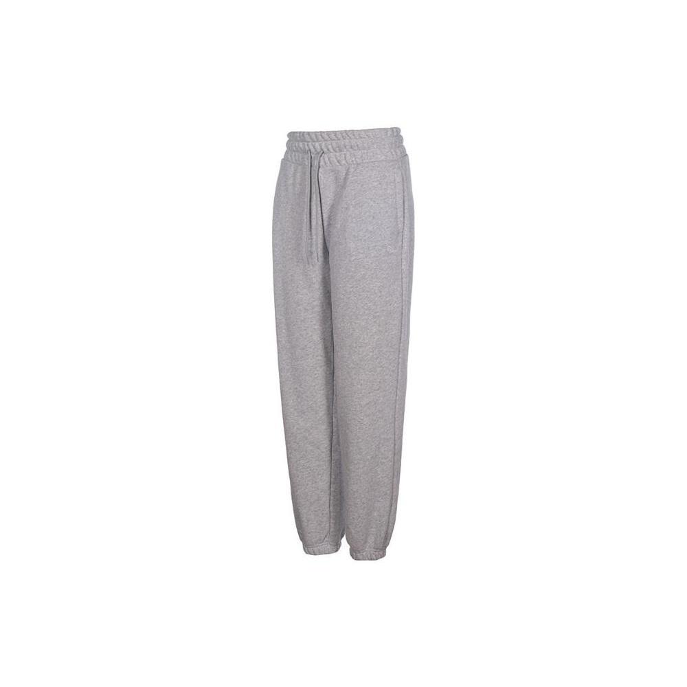 Puma Knitted Sweatpants Women's Gray Moderate Cuffed Pants 535353-04