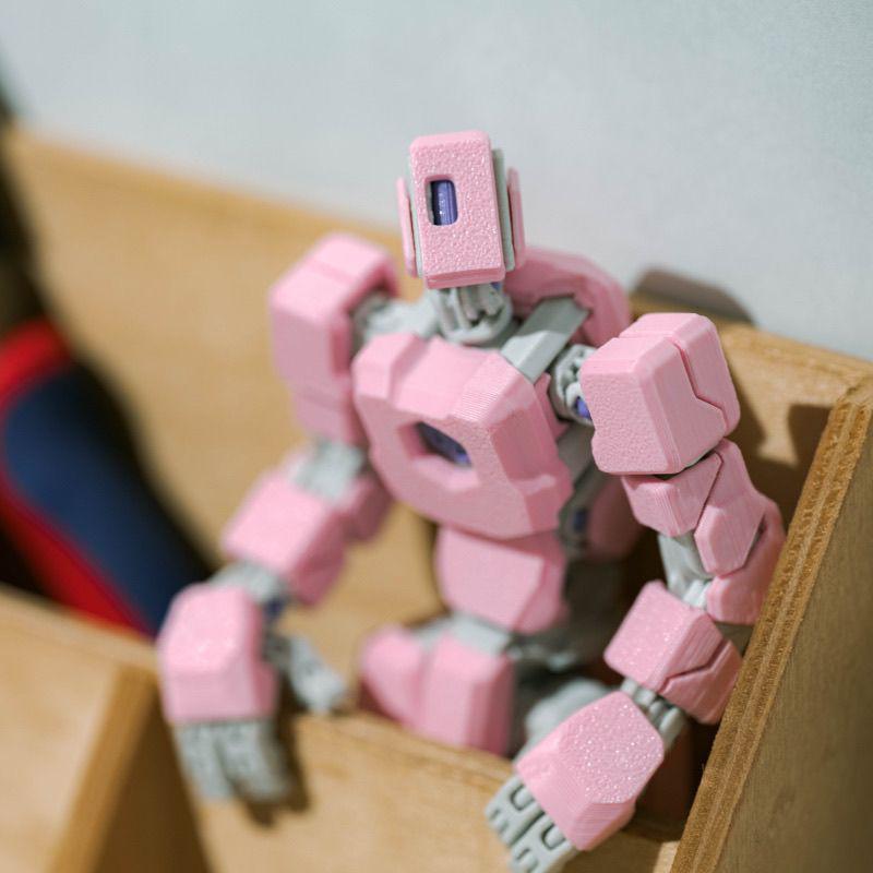 Multi-Jointed Movable Robot Action Figures, Fully Articulated Poseable Anime Figure Desktop Display Decor Collectible Toy Statue