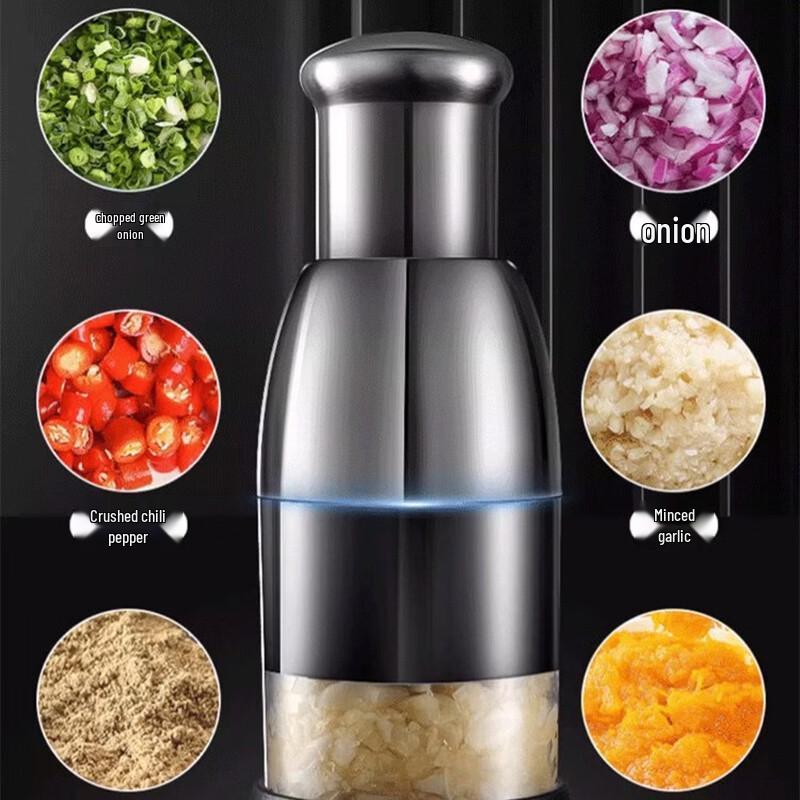 Zhi Shi 304 Rostfritt Stål Vitlökskvarn & Pressverktyg