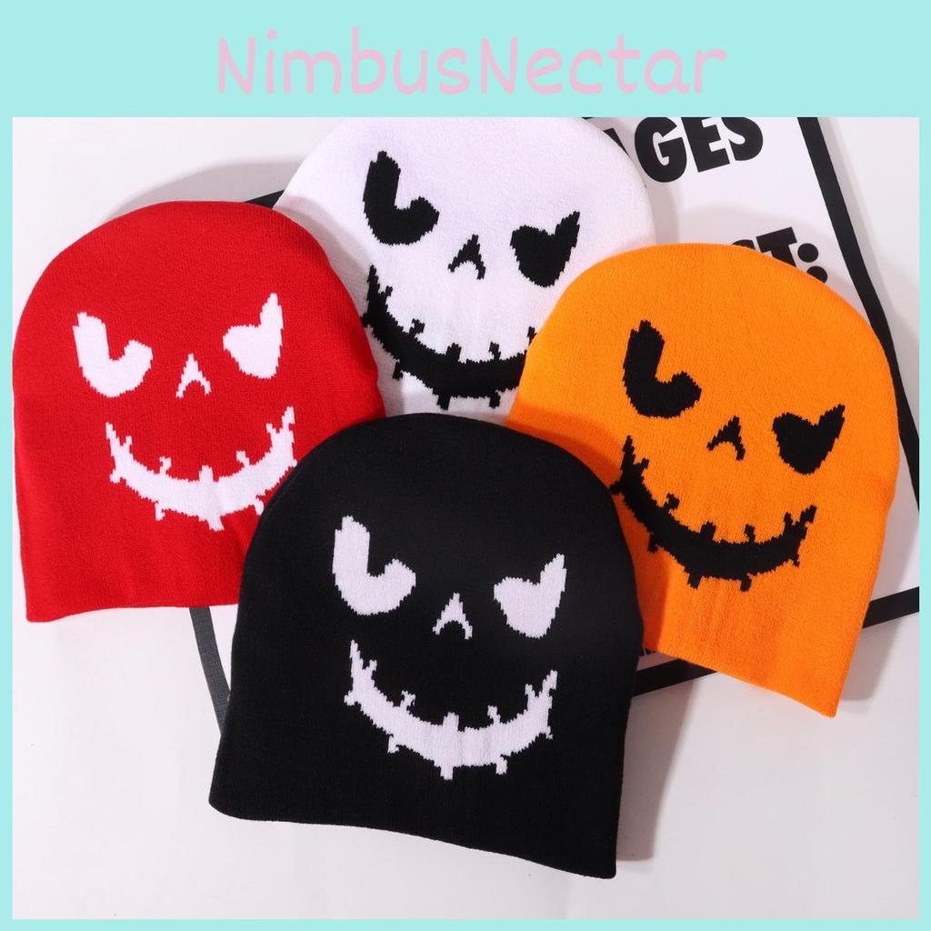 Halloween Pumpkin Knit Hat With Warmth For Fall Street Fashion Fans