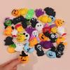 10/20/30Pcs Halloween Squishy Toys Cute Pumpkin Ghost Halloweens Treats Gift Goodie Bag Filler Party Supplies for Kids Boy Girl