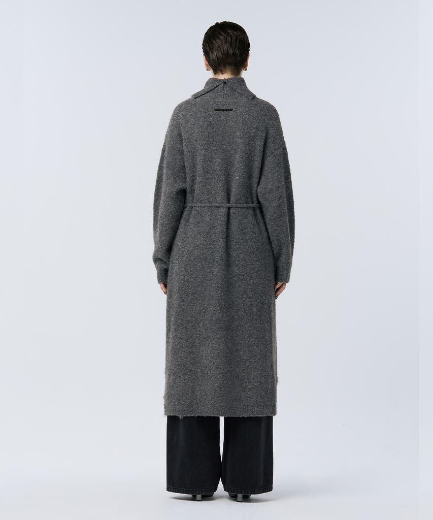 Teulimingbeodeu Turtleneck Knit One-Piece [ Gray ]
