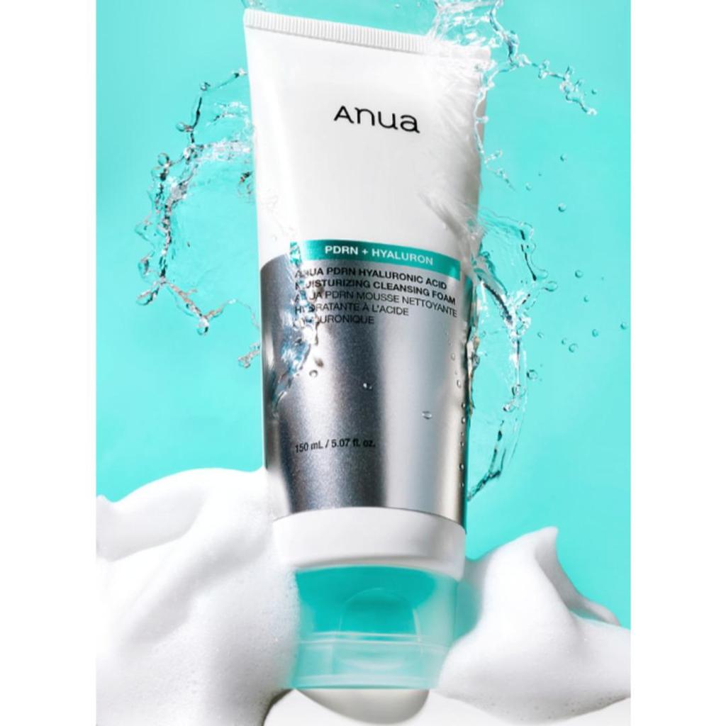 Anua PDRN 100 + Hyaluronic Acid Moisturizing Cleansing Foam 150ml