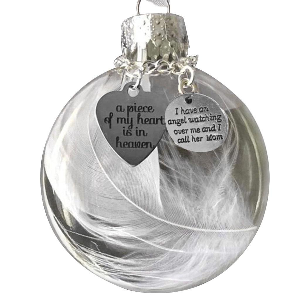 

Украшение Шар Пластиковый Подвесной Мемориальный Орнамент Шар Рождественская Елка Подвеска love mom