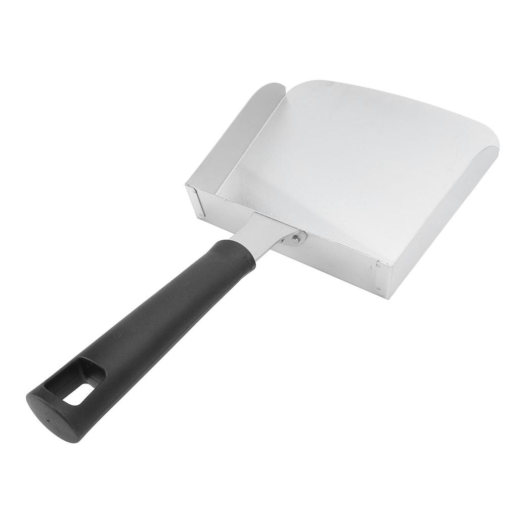 Large Griddle Scoop Stainless Steel Grilling Food Mover Food Shovel Burger Spatula for Stir Fry Cook