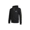 Jordan Solid Logo Print Sport Casual Fleece-Lined Zip Hoodie Jacket Men Outerwear Black CU9123-010