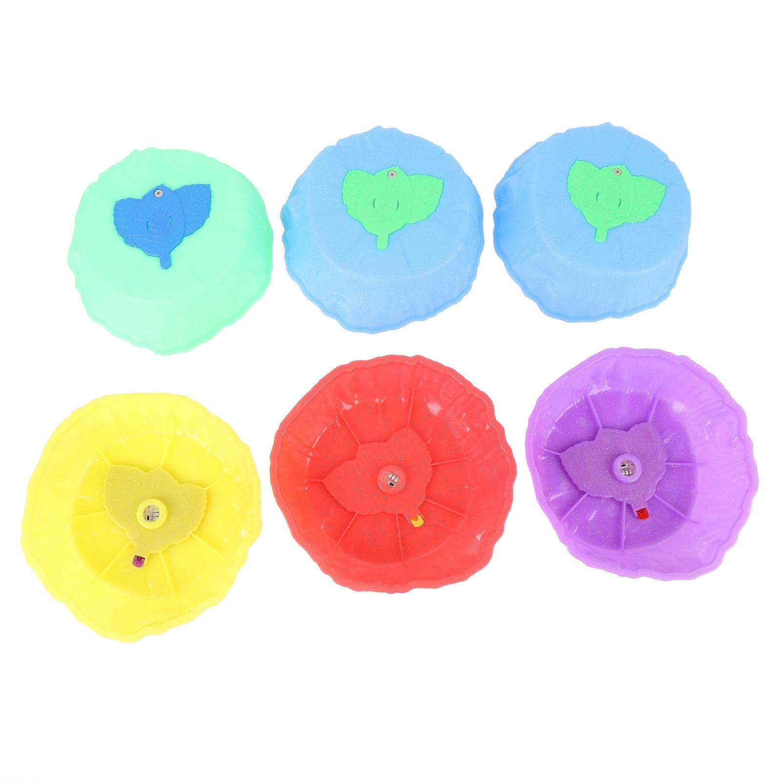 

6pcs Light Up Stepping Stones Plastic Balancing Jumping Stones with Anti Slip Pad for Training