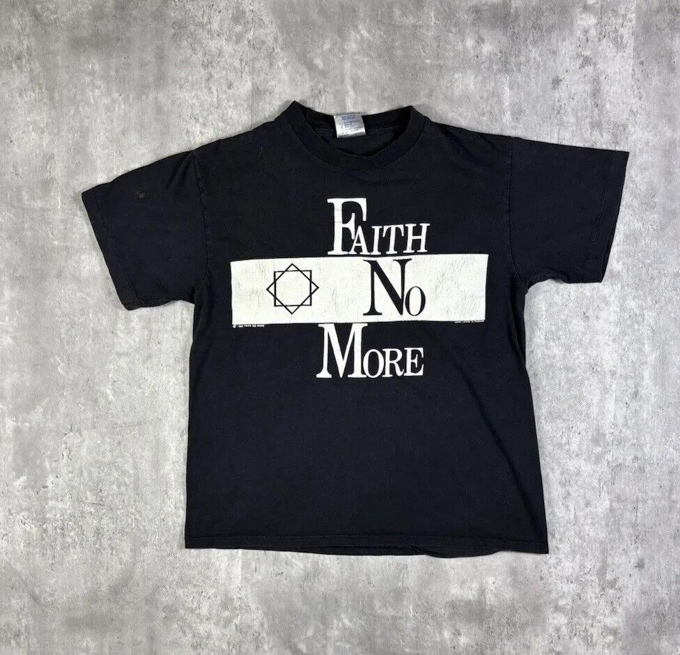 Unisex Short Sleeve Crew Neck Cotton T Shirt 1990 Faith No More Metal XXXL