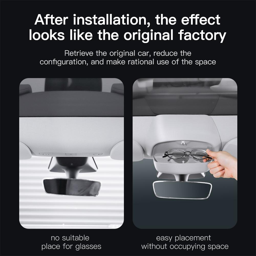 For Tesla Model 3 Model Y Glasses Case Sunglasses Storage Box For Tesla /2022 Car