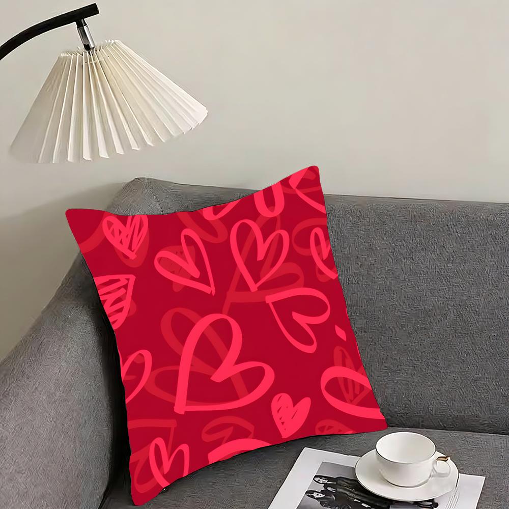 Love INS Cushion Cover Pillowcase Ultra Soft Skin Friendly Fabric Cloud Like Comfort  Concealed Zipper