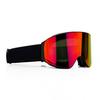 Fully Electroplated Magnetic Double-layer Anti-fog Ski Goggles, Windproof and UV-proof Outdoor Sports Snow Goggles