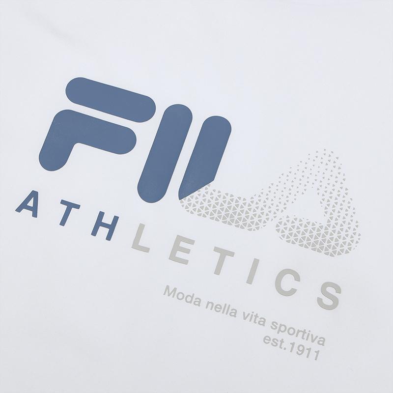 New FILA Fitness T Shirt Men's Jade White A11M521107F-WT