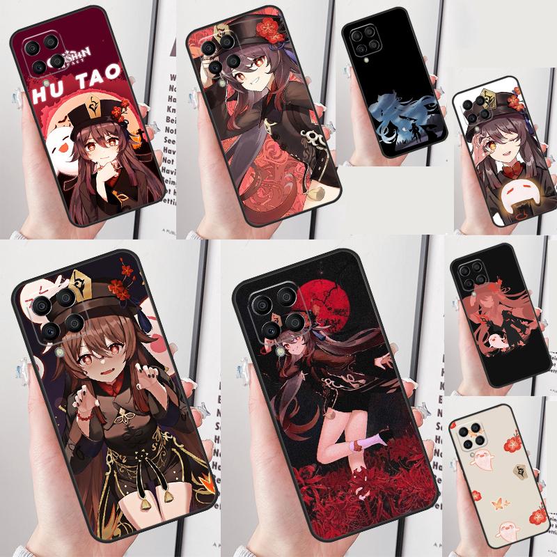 Hu Tao Genshin Impact Tecknad Film För Samsung Galaxy M14 M34 M54 M15 M35 M55 M13 M23 M33 M53 M31 M51 M20 M12 M52 M06 M16 Fodral
