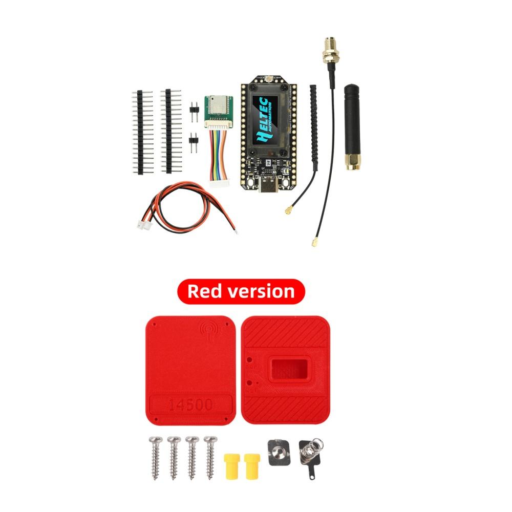 Великомасштабна плата розробки Heltec WiFi LoRa 32 V4 868MHz Kit Meshtastic ESP32 SX1262 з корпусом, GPS для Arduino IoT LoRaWAN