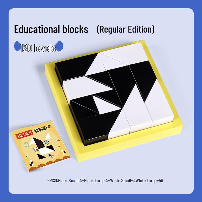 Educational Hidden Building Blocks Puzzle for Ages 3+ – Boost Spatial Thinking