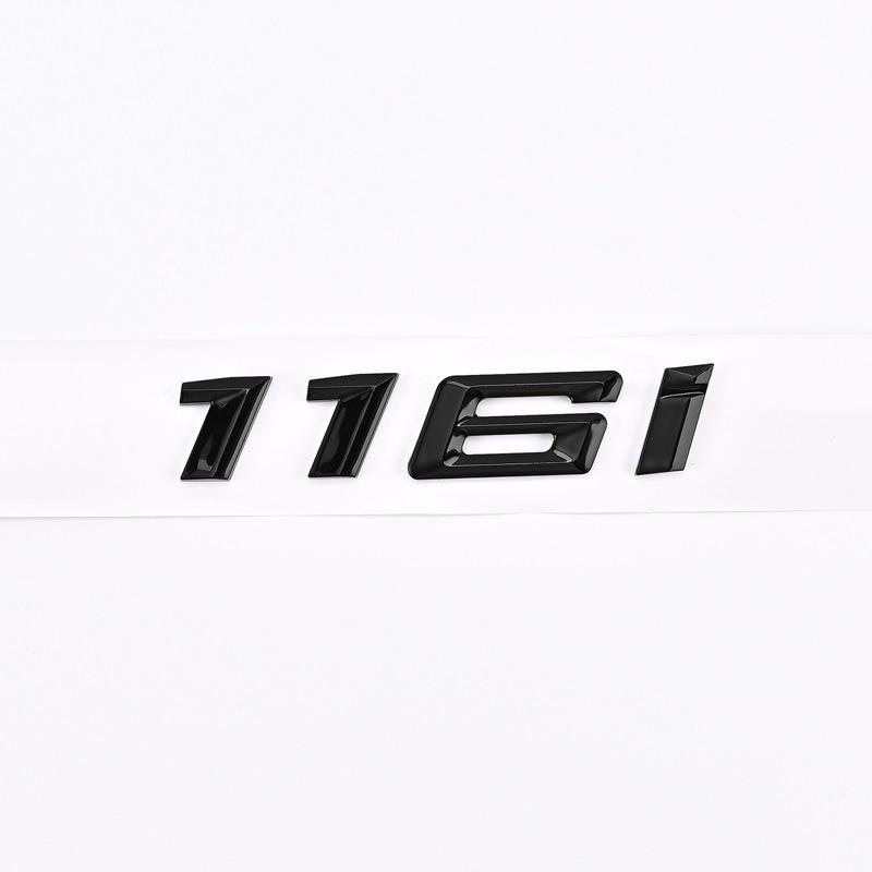 Compatible Rear Emblem for 2020-2023 BMW 1 Series 118i/116i/120i/125i with Modified Displacement Number
