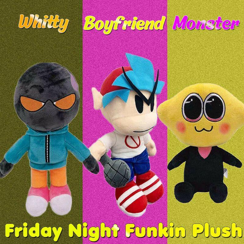 Friday Funkin Night Plush Toy Fnf Whitty And Boyfriend Lemon Demon Doll Monster