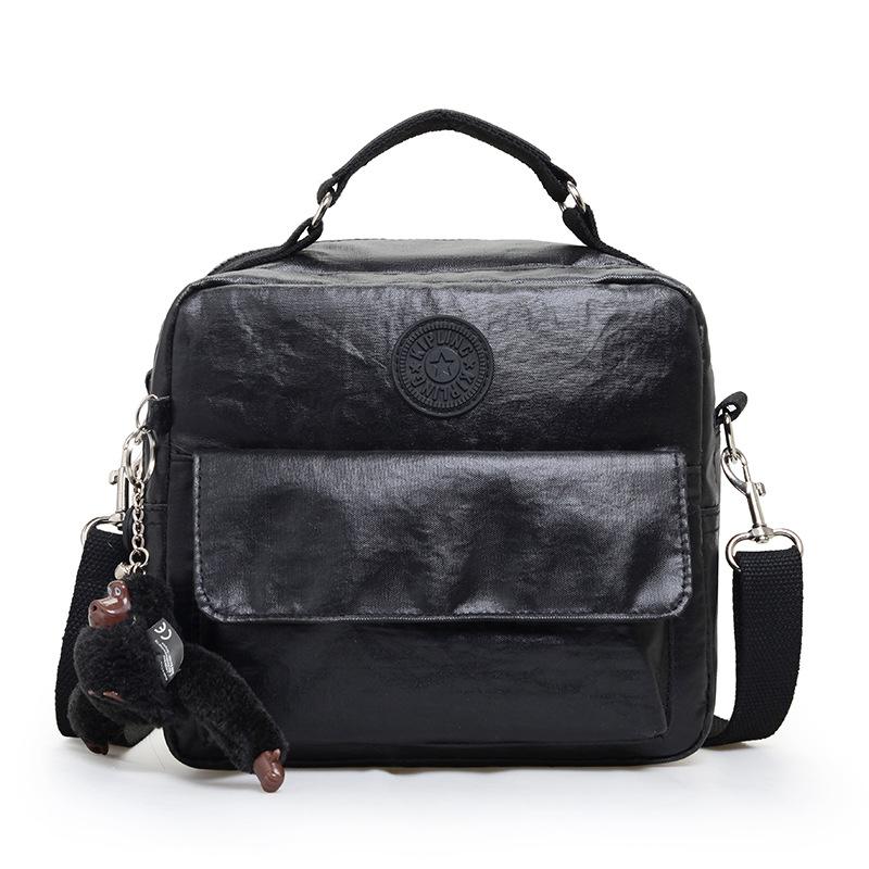 

Повседневная нейлоновая сумка через плечо, кроссбоди, сумка-тоут с плюшевой обезьянкой, модная, универсальная, простая, спортивная сумка