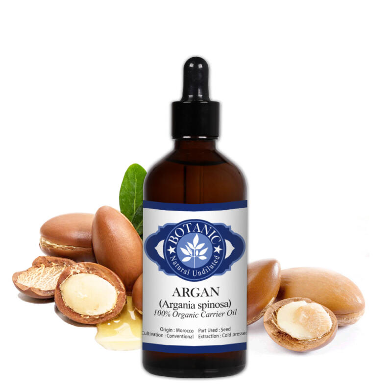 Botanic England Organic Argan Oil 100ml Cold-Pressed Unrefined