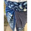 Used B50 Boro Apron, Old Cloth, Remake, Indigo Dye, Patchwork, Pieced, Sashiko, Waist Wrap