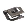 Black PVC Leather Armrest Lid Cover for 2007-2017 Center Consoles, Contoured Vehicle Cover with Rounded Panels and Visible Stitched Seams