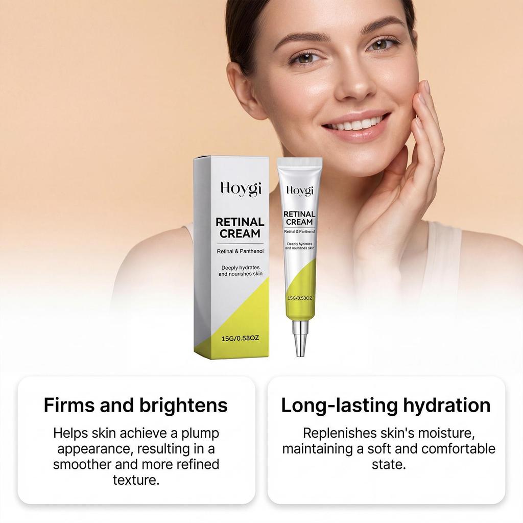 Hoygi Daily Facial Moisturizing Cream Moisturizing and Refreshing Texture, Nourishing and Delicate Facial Skin Basic Skin Care Products 15g