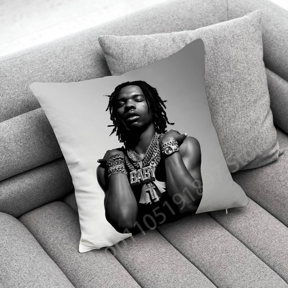 L-Lil Baby WHAM Drip Harder Throw Pillow Case For 30x30cm 40x40cm 45x45cm 50x50cm 55x55cm Square Sofa Pillowcase Shell