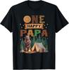 One Happy Papa Camper 1St Birthday Camping Bear T-Shirt