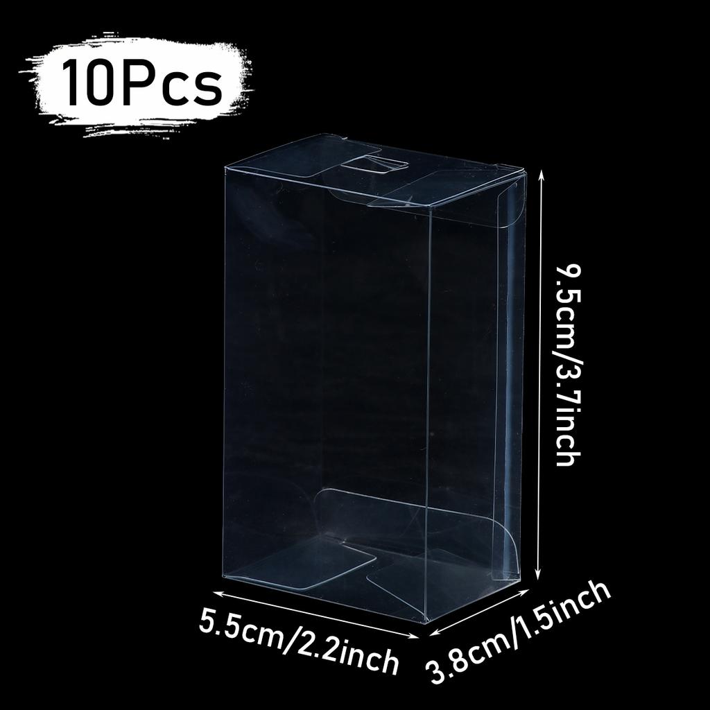 Multi-size Transparent PVC Plastic Box Candy Chocolate Cookies Toy Gift Packaging Box Jewelry Display Boxes Wedding Party Favors