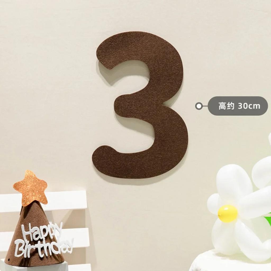 Filz-Geburtstagsbanner mit Kugel und Schnur, digitales „Happy Birthday“-Filzbanner, Partydeko für Kinder, Hängeflagge mit Blumenmuster, Babyparty-Zubehör