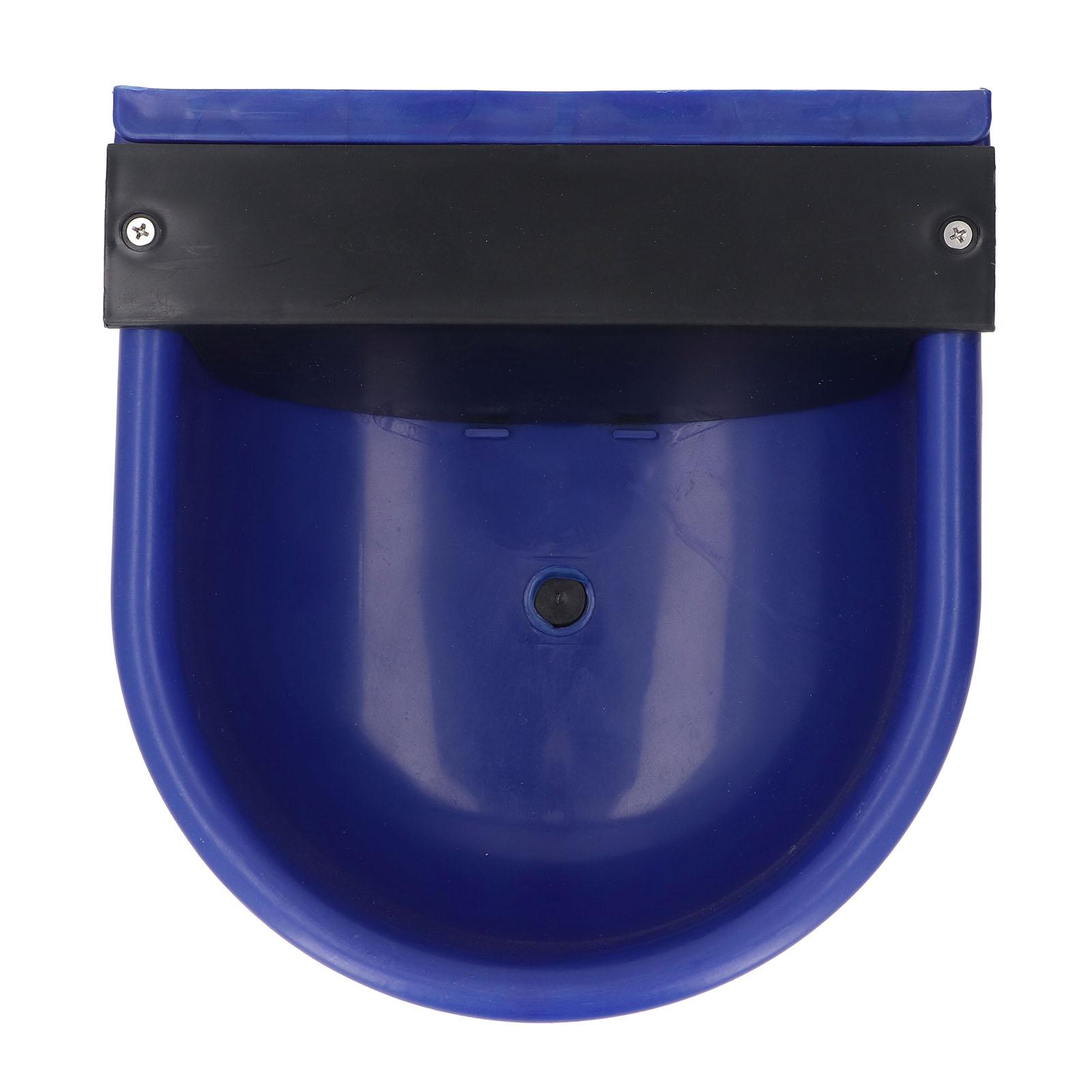 

Livestock Water Bowl with Drainage Hole ABS Large Capacity Livestock Water Trough Bowl for Cattle темно-синього кольору