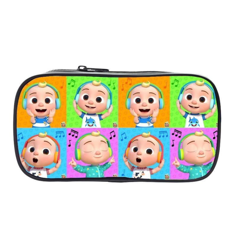 Cocomelon Pencil Box Large Capacity Storage Bag Ideal For Students And Kids