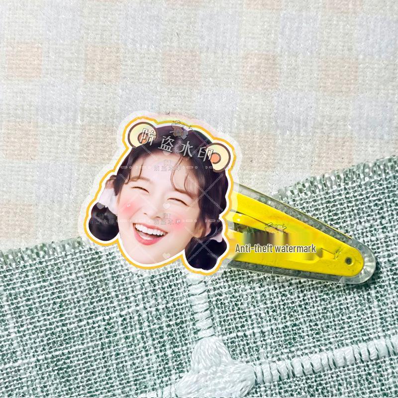 ITZY Yeji & Yuna Star Acrylic Hair Clips - Concert Support Accessories