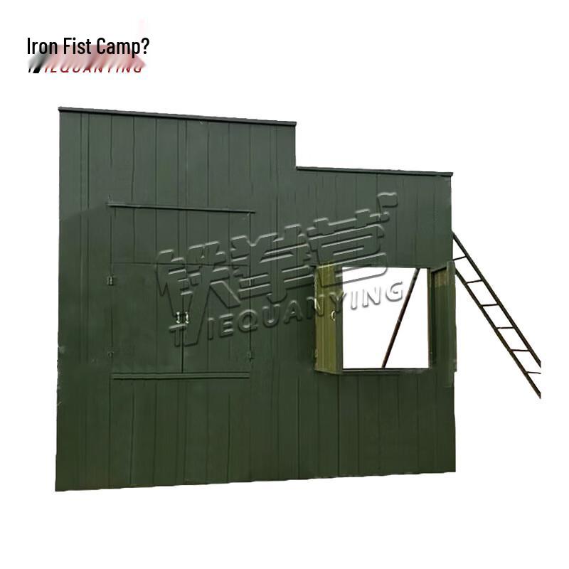 Multi-Height Climbing Obstacle Training Wall with Window