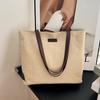 Autumn new large-capacity cotton and linen handbags popular versatile shoulder bags casual women's bags commuter bags