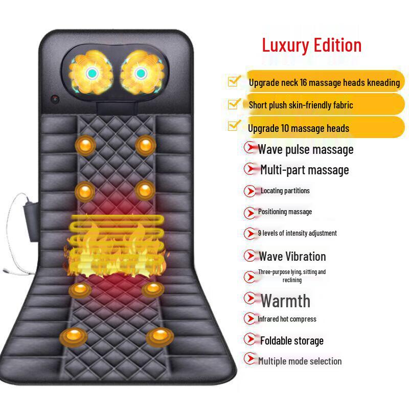 

Enlong Luxury Smart Foldable Massage Mat with Pillow CN plug (adapter included)