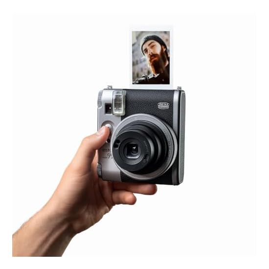 FUJIFILM instax mini 99 Sofortbildkamera, Silber, INS MINI 99 SILVER