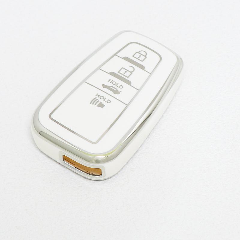 For Toyota Highlander CHR C-HR Prius Prado Land Cruiser Corolla Camry RAV4 Tpu Car Key Case Keyless Cover Shell Fob Accessories