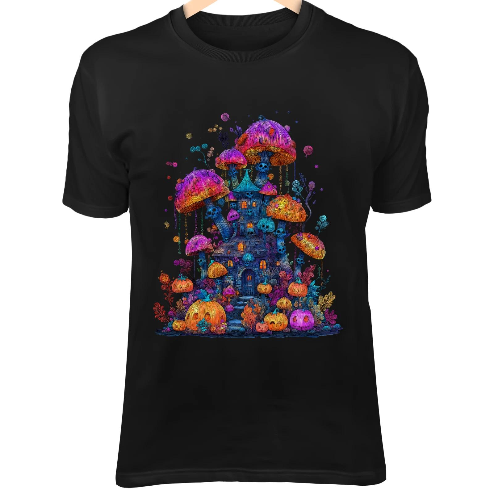 Halloween Mushroom Castle - Tiny Skulls, Glowing Fungi & Cute Spooky Fantasy S