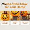 Herbst Halloween Beleuchtung Kürbis Geist Nachtlicht Stecker-Wandlampe mit Hexe