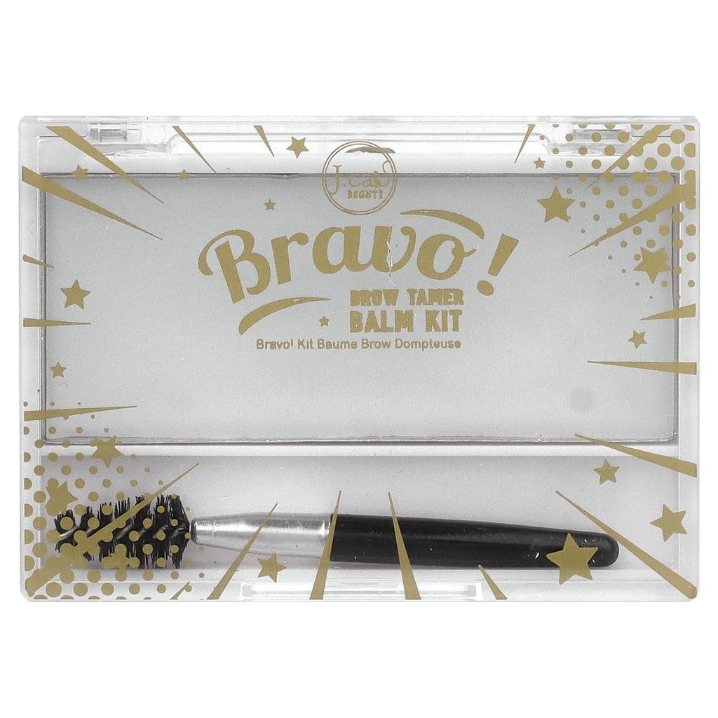 J.Cat Beauty, Bravo! Brow Tamer Balm Kit, BBK101 White, 4g (0.14oz)