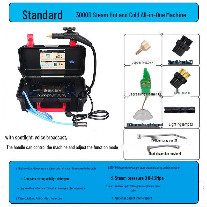 Clean Hui High-Temp Pressure Steam Cleaner for Air Conditioners & Kitchen Range Hoods