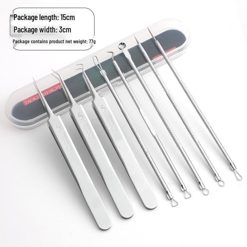 Blackhead & Acne Removal Tool Set: Beauty Needle for Squeezing & Extracting