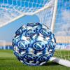 Napoli Blue Energy Symbol Size 5 Soccer Ball, Suitable for Training and Matches, High-Elasticity, Wear-Resistant Material Gift for Fan