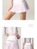 Women's Quick-Dry Summer Pleated Skort: Breathable, Anti-Light, Ideal for Tennis, Yoga & Fitness