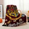 Hogwarts Four Houses Flannel Blanket Soft Warm Fleece Blanket For Living Room Air Conditioner Room Lightweight Home Decor Gift For Friends